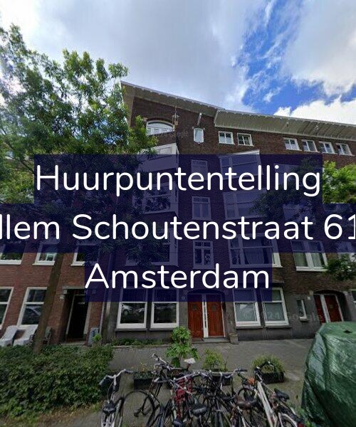 Foto gevel Huurpuntentelling voor Willem Schoutenstraat 61-H, Amsterdam