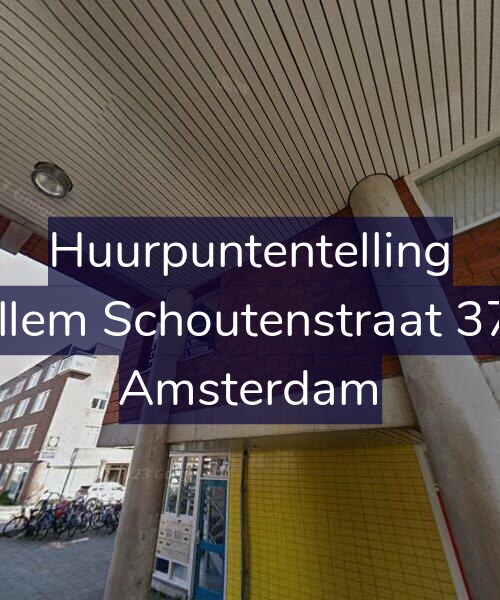 Foto gevel Huurpuntentelling voor Willem Schoutenstraat 37-C, Amsterdam