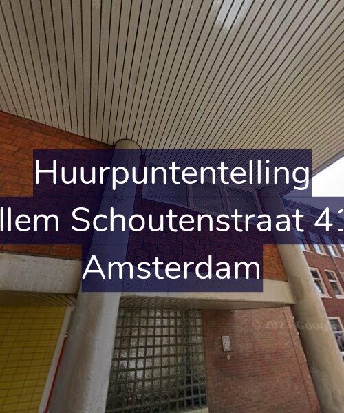 Foto gevel Huurpuntentelling voor Willem Schoutenstraat 41-C, Amsterdam