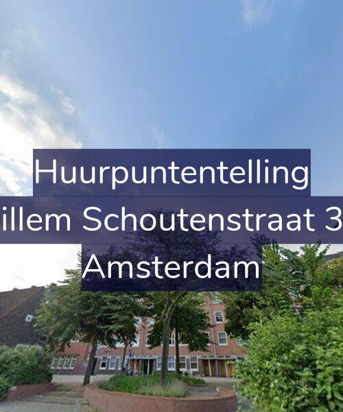 Foto gevel Huurpuntentelling voor Willem Schoutenstraat 3-2, Amsterdam