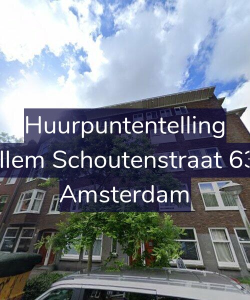 Foto gevel Huurpuntentelling voor Willem Schoutenstraat 63-1, Amsterdam