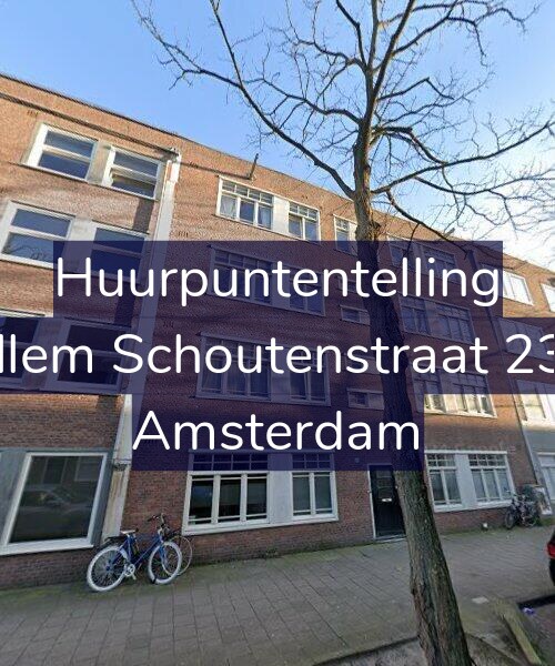 Foto gevel Huurpuntentelling voor Willem Schoutenstraat 23-H, Amsterdam