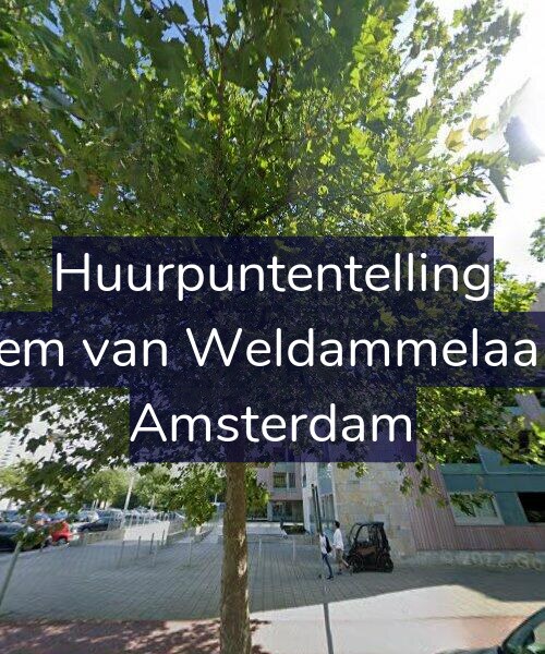 Foto gevel Huurpuntentelling voor Willem van Weldammelaan 63, Amsterdam