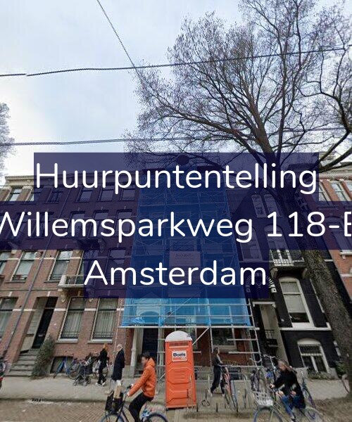 Foto gevel Huurpuntentelling voor Willemsparkweg 118-B, Amsterdam