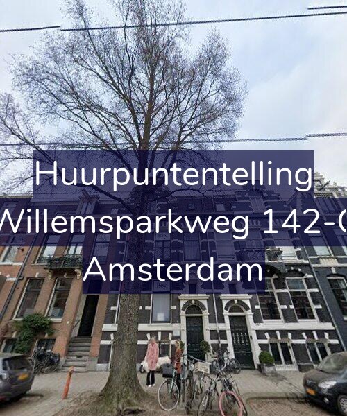 Foto gevel Huurpuntentelling voor Willemsparkweg 142-C, Amsterdam