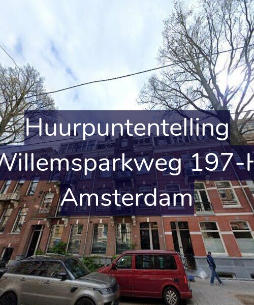 Foto gevel Huurpuntentelling voor Willemsparkweg 197-H, Amsterdam