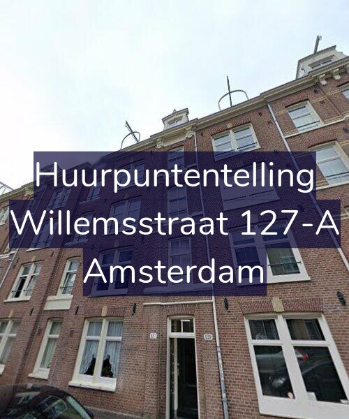 Foto gevel Huurpuntentelling voor Willemsstraat 127-A, Amsterdam