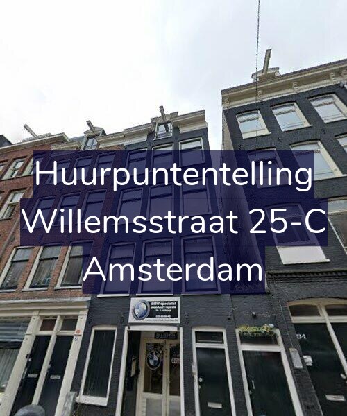 Foto gevel Huurpuntentelling voor Willemsstraat 25-C, Amsterdam