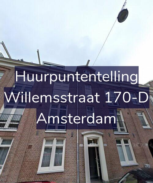 Foto gevel Huurpuntentelling voor Willemsstraat 170-D, Amsterdam