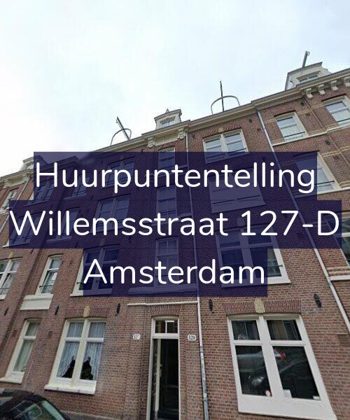 Foto gevel Huurpuntentelling voor Willemsstraat 127-D, Amsterdam