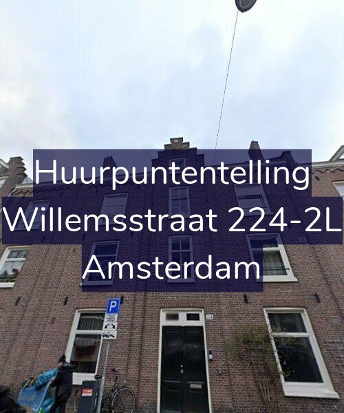 Foto gevel Huurpuntentelling voor Willemsstraat 224-2L, Amsterdam
