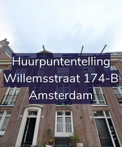 Foto gevel Huurpuntentelling voor Willemsstraat 174-B, Amsterdam