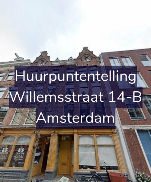 Foto gevel Huurpuntentelling voor Willemsstraat 14-B, Amsterdam