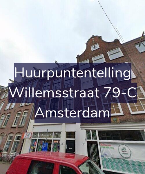 Foto gevel Huurpuntentelling voor Willemsstraat 79-C, Amsterdam