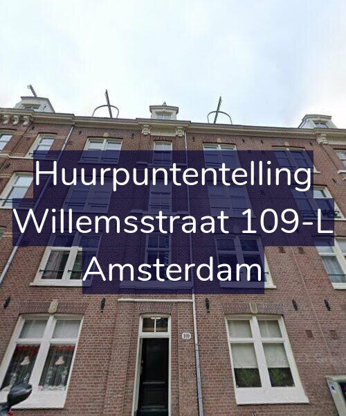 Foto gevel Huurpuntentelling voor Willemsstraat 109-L, Amsterdam