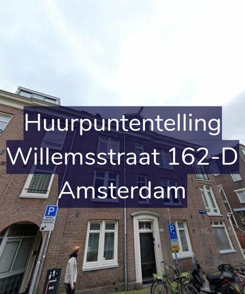 Foto gevel Huurpuntentelling voor Willemsstraat 162-D, Amsterdam