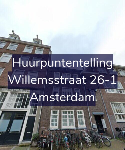 Foto gevel Huurpuntentelling voor Willemsstraat 26-1, Amsterdam