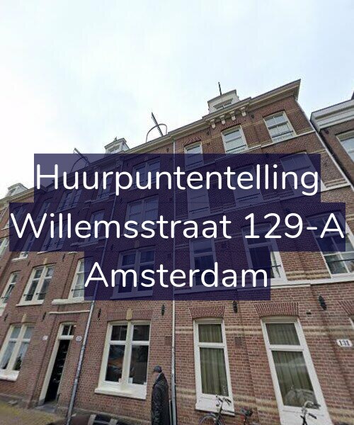Foto gevel Huurpuntentelling voor Willemsstraat 129-A, Amsterdam