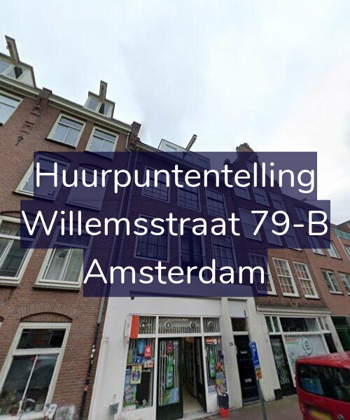 Foto gevel Huurpuntentelling voor Willemsstraat 79-B, Amsterdam