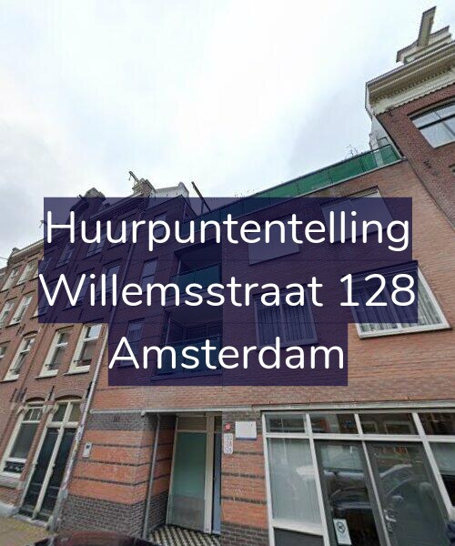Foto gevel Huurpuntentelling voor Willemsstraat 128, Amsterdam