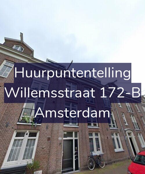 Foto gevel Huurpuntentelling voor Willemsstraat 172-B, Amsterdam