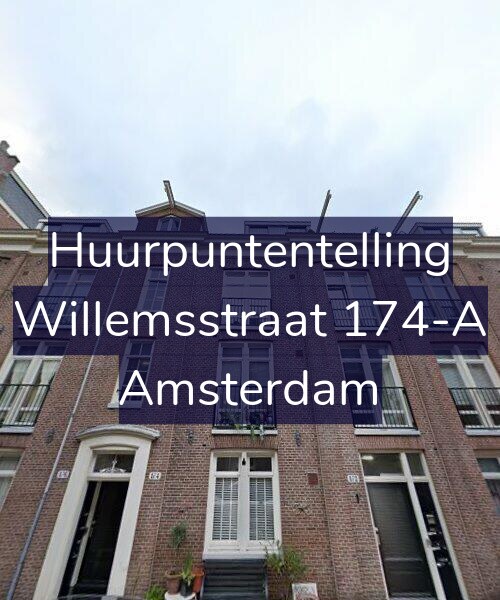 Foto gevel Huurpuntentelling voor Willemsstraat 174-A, Amsterdam
