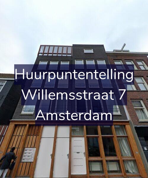 Foto gevel Huurpuntentelling voor Willemsstraat 7, Amsterdam