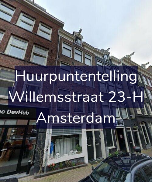 Foto gevel Huurpuntentelling voor Willemsstraat 23-H, Amsterdam
