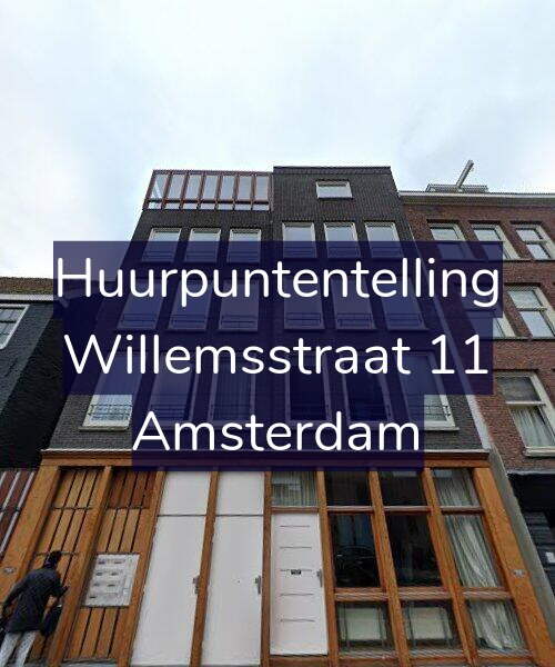 Foto gevel Huurpuntentelling voor Willemsstraat 11, Amsterdam