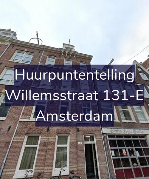 Foto gevel Huurpuntentelling voor Willemsstraat 131-E, Amsterdam