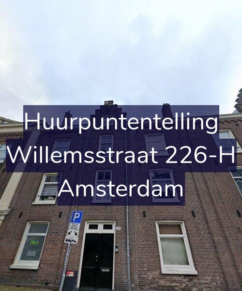 Foto gevel Huurpuntentelling voor Willemsstraat 226-H, Amsterdam