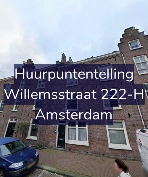 Foto gevel Huurpuntentelling voor Willemsstraat 222-H, Amsterdam