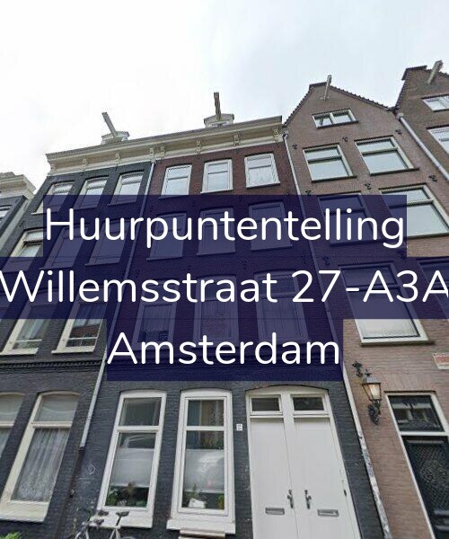 Foto gevel Huurpuntentelling voor Willemsstraat 27-A3A, Amsterdam