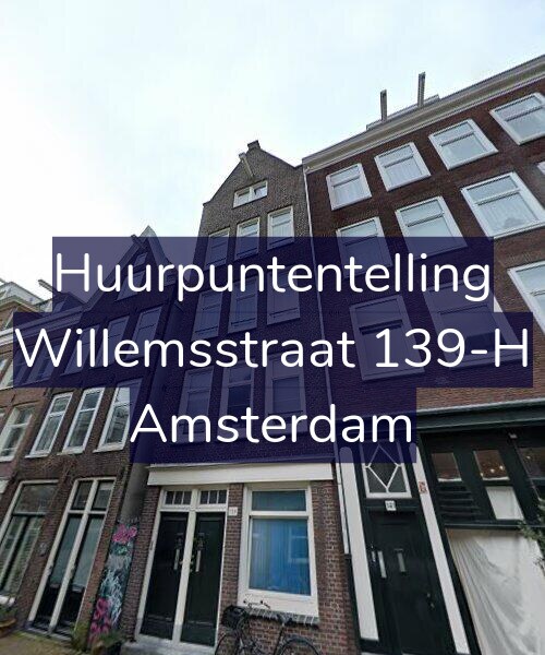 Foto gevel Huurpuntentelling voor Willemsstraat 139-H, Amsterdam