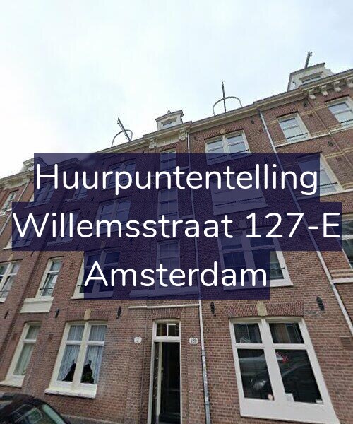 Foto gevel Huurpuntentelling voor Willemsstraat 127-E, Amsterdam
