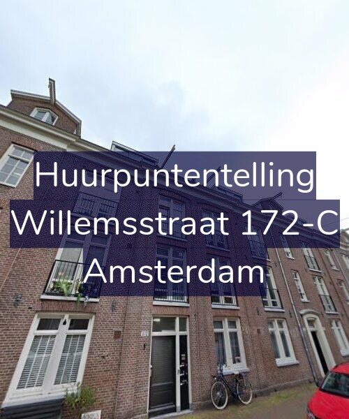 Foto gevel Huurpuntentelling voor Willemsstraat 172-C, Amsterdam
