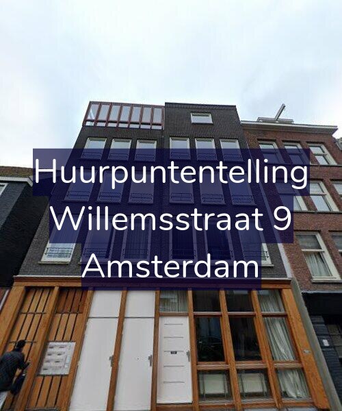 Foto gevel Huurpuntentelling voor Willemsstraat 9, Amsterdam