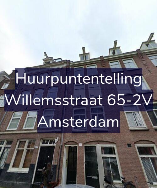 Foto gevel Huurpuntentelling voor Willemsstraat 65-2V, Amsterdam