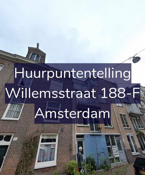 Foto gevel Huurpuntentelling voor Willemsstraat 188-F, Amsterdam