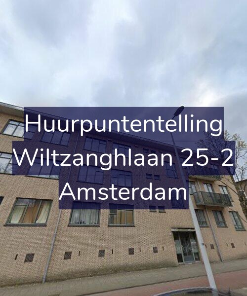 Foto gevel Huurpuntentelling voor Wiltzanghlaan 25-2, Amsterdam