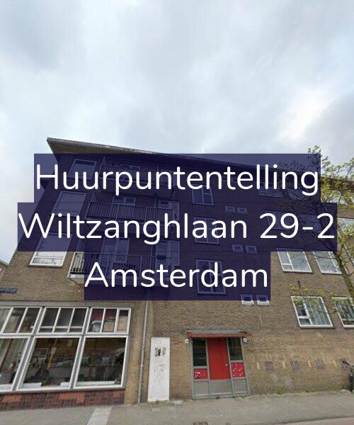 Foto gevel Huurpuntentelling voor Wiltzanghlaan 29-2, Amsterdam