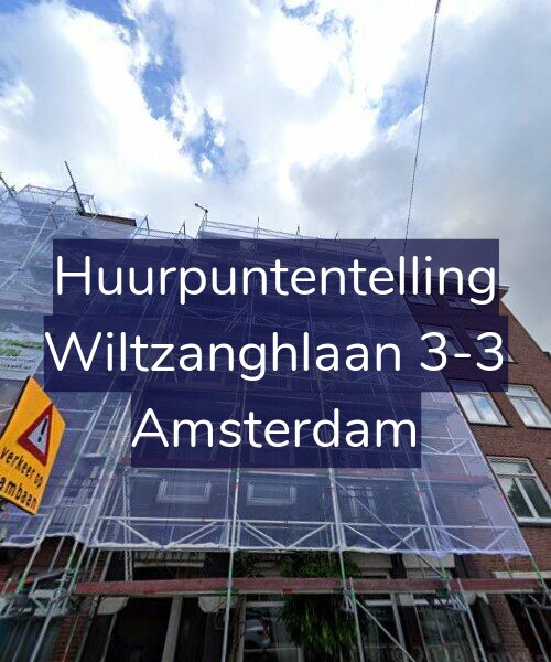 Foto gevel Huurpuntentelling voor Wiltzanghlaan 3-3, Amsterdam