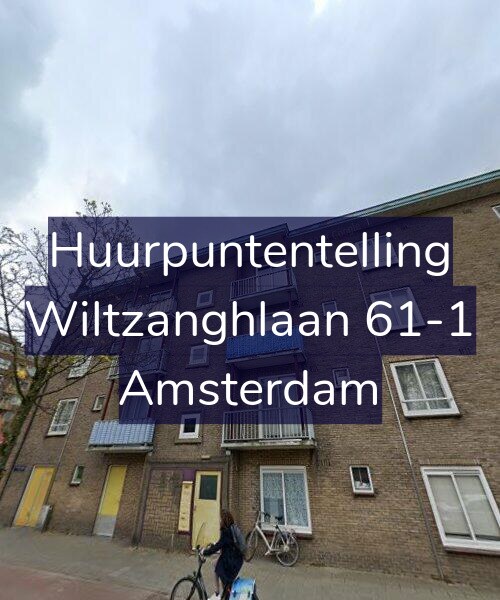 Foto gevel Huurpuntentelling voor Wiltzanghlaan 61-1, Amsterdam