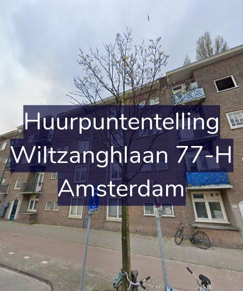 Foto gevel Huurpuntentelling voor Wiltzanghlaan 77-H, Amsterdam