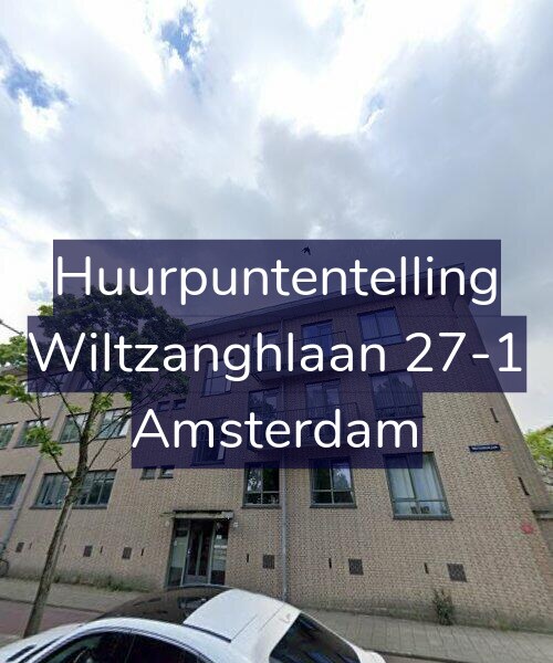 Foto gevel Huurpuntentelling voor Wiltzanghlaan 27-1, Amsterdam