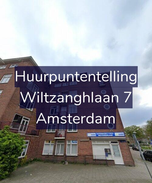 Foto gevel Huurpuntentelling voor Wiltzanghlaan 7, Amsterdam