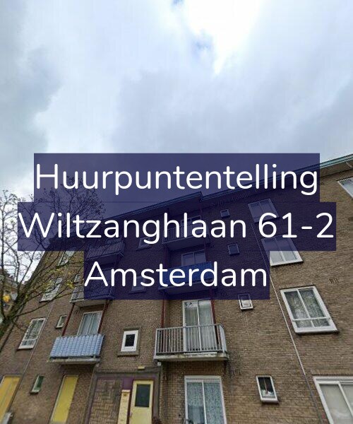 Foto gevel Huurpuntentelling voor Wiltzanghlaan 61-2, Amsterdam