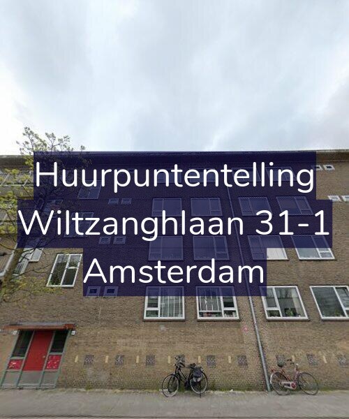 Foto gevel Huurpuntentelling voor Wiltzanghlaan 31-1, Amsterdam