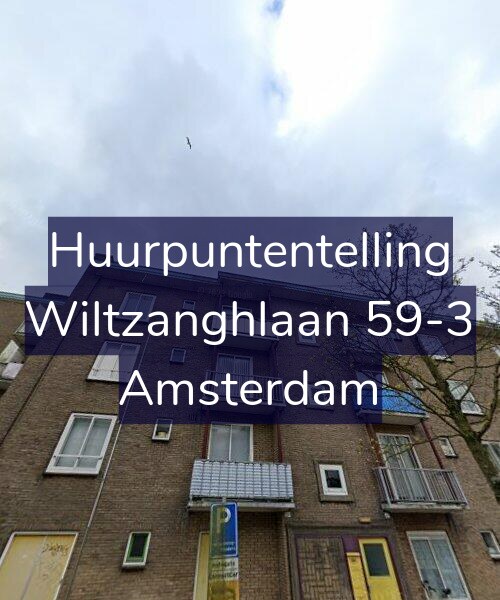 Foto gevel Huurpuntentelling voor Wiltzanghlaan 59-3, Amsterdam