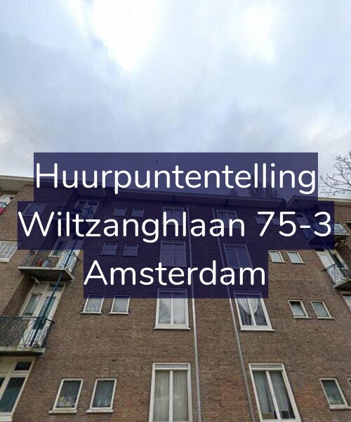 Foto gevel Huurpuntentelling voor Wiltzanghlaan 75-3, Amsterdam